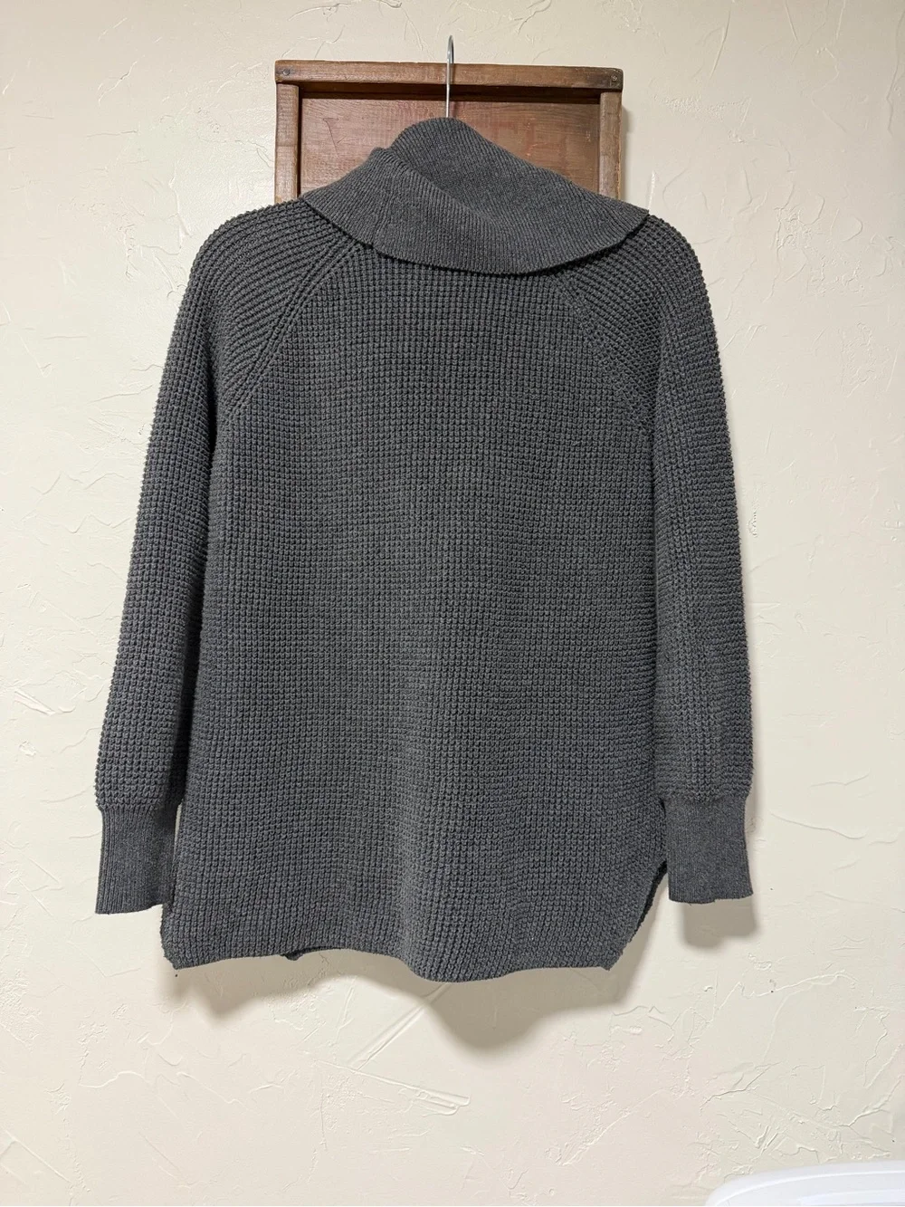 Michael Kors Dark Charcoal Cowl Neck Sweater